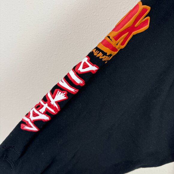 Mitchell & Ness Portland Trailblazers Slap Sticker Black sweatshirt Womens 2X - Picture 4 of 8